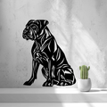 2D Dog Wall Art — 3D Printed PLA
