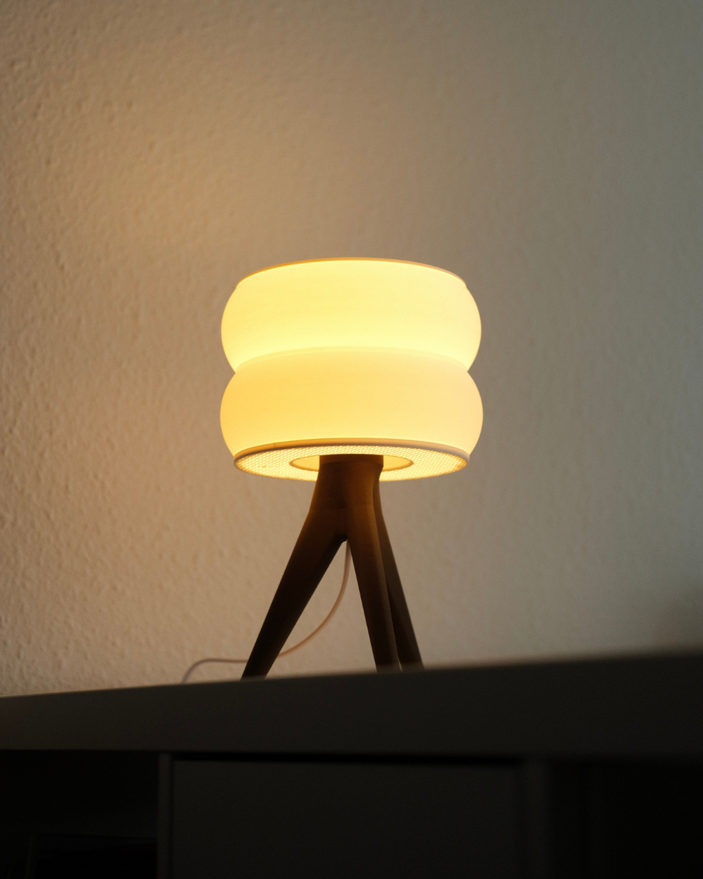 Gyroid Lamp — 3D Printed PLA+