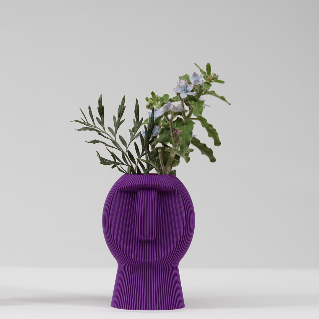 Moai Statue Vase — Set of 2 | 3D Printed PLA+
