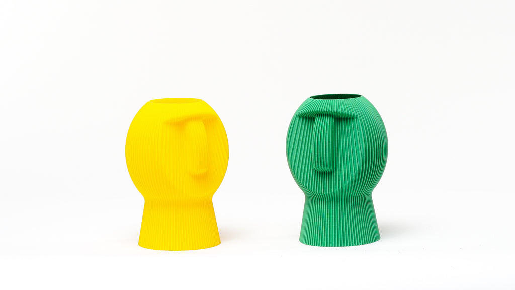 Moai Statue Vase — Set of 2 | 3D Printed PLA+