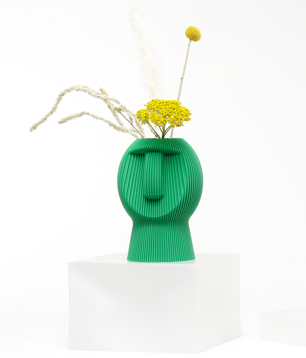 Moai Statue Vase — Set of 2 | 3D Printed PLA+