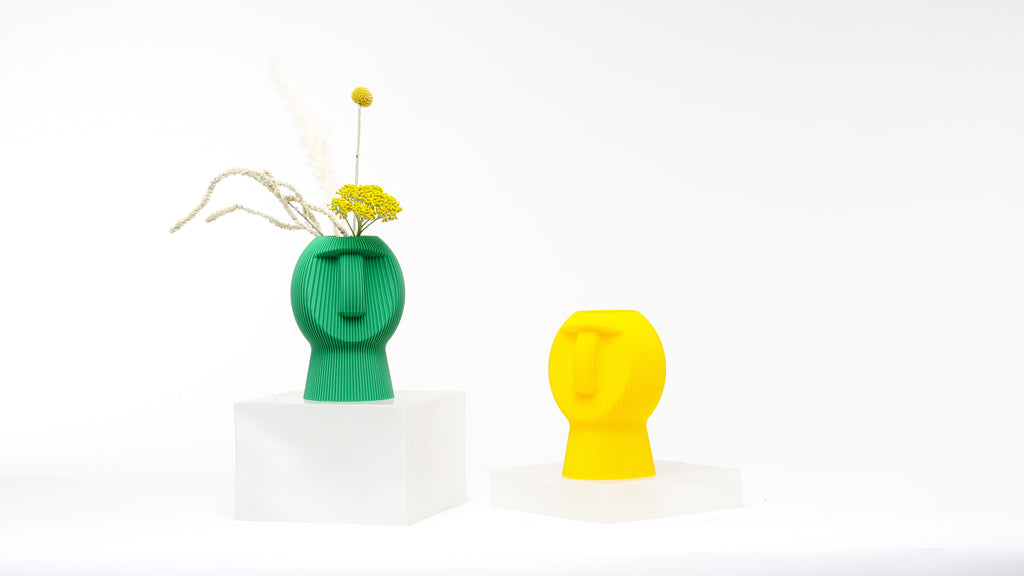 Moai Statue Vase — Set of 2 | 3D Printed PLA+