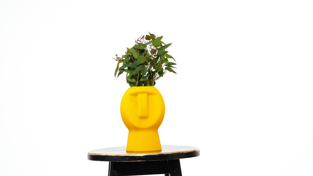 Moai Statue Vase — Set of 2 | 3D Printed PLA+
