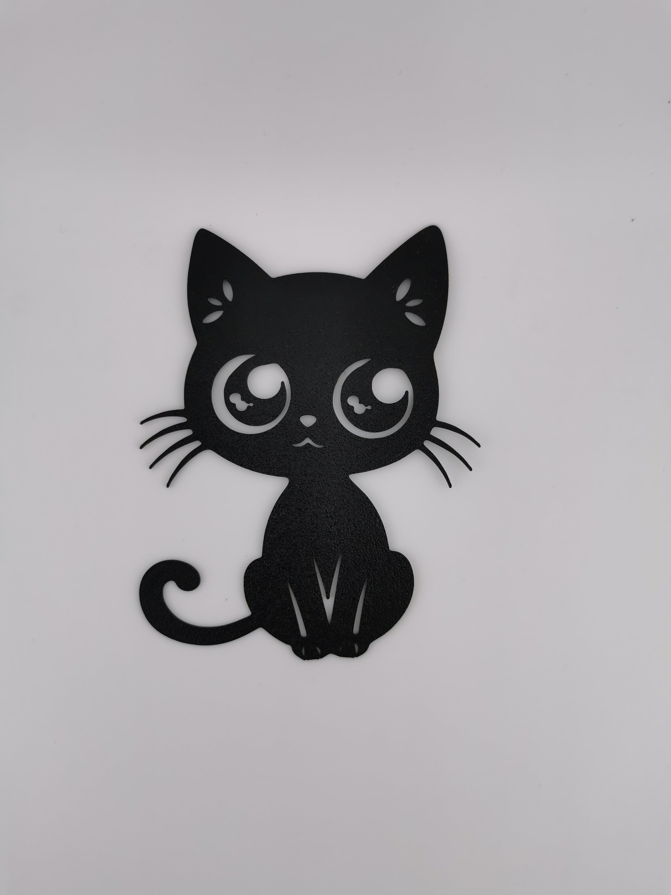 2D Cute Cat Wall Art — 3D Printed PLA