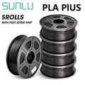 SUNLU PLA PLUS 3D Printer Filament Colorful 5KG 1KG A Roll 1.75MM Tolerances +/-0.02MM Filament Fast Shipping From EU / US /RU