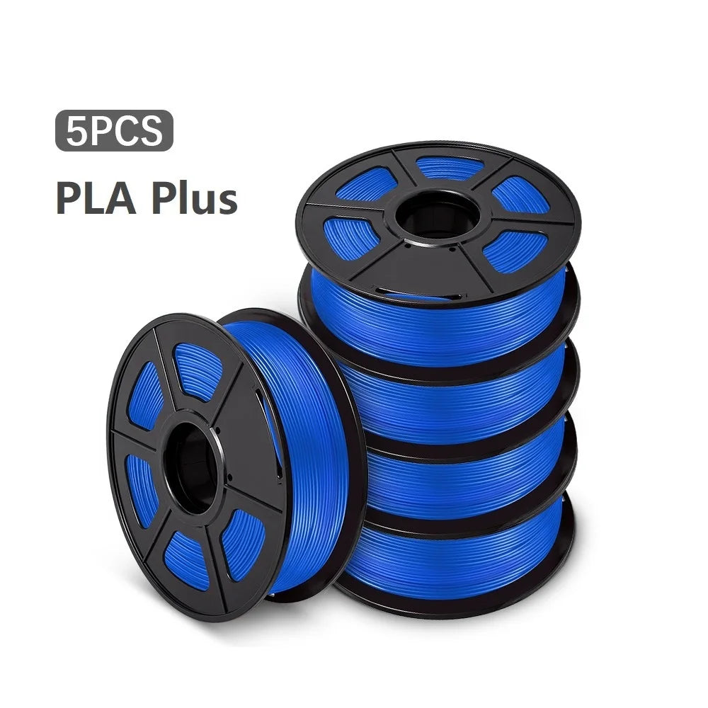 SUNLU PLA PLUS 3D Printer Filament Colorful 5KG 1KG A Roll 1.75MM Tolerances +/-0.02MM Filament Fast Shipping From EU / US /RU